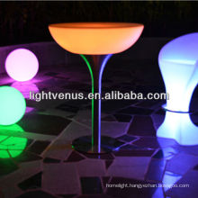 wifi long distance control color changing CE factory direct sale rechargeable led table and chair